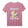 Katze Meow Verliebte Paare Liebesbeweis T-Shirt - Romantisches Geschenk für Katzenliebhaber zum Valentinstag, Hochzeitstag & Muttertag