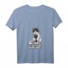 Damen Valentinstag T-Shirt mit Herz Katze - Perfekte romantische Überraschung für Verliebte, mit V-Ausschnitt