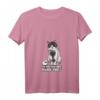 Damen Valentinstag T-Shirt mit Herz Katze - Perfekte romantische Überraschung für Verliebte, mit V-Ausschnitt