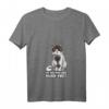 Damen Valentinstag T-Shirt mit Herz Katze - Perfekte romantische Überraschung für Verliebte, mit V-Ausschnitt