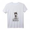 Damen Valentinstag T-Shirt mit Herz Katze - Perfekte romantische Überraschung für Verliebte, mit V-Ausschnitt