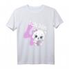 Kinder Geburtstagsshirt Kleine Katze 4. Geburtstag Mädchen & Jungen - Lustiges Geburtstagsoutfit für den Kindergarten & Feier