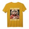 Kaffee Morgenmuffel Mitarbeiter Spruch Lustig Katze Geschenk T-Shirt - Ironisches Humoroutfit für Arbeit, Teenager & Katzenliebhaber