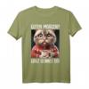 Kaffee Morgenmuffel Mitarbeiter Spruch Lustig Katze Geschenk T-Shirt - Ironisches Humoroutfit für Arbeit, Teenager & Katzenliebhaber