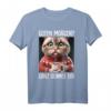 Kaffee Morgenmuffel Mitarbeiter Spruch Lustig Katze Geschenk T-Shirt - Ironisches Humoroutfit für Arbeit, Teenager & Katzenliebhaber