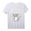 Katze Meow Verliebte Paare Liebesbeweis T-Shirt – Romantisches Geschenk zum Valentinstag, Hochzeitstag & Muttertag für Katzenliebhaberinnen