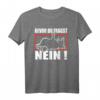 Faule Katze Statement T-Shirt – Lustiges, sarkastisches Geschenk für Misanthropen & Katzenliebhaber, perfekt für Weihnachten & Geburtstage