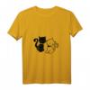 Katzen Liebe Pärchen Valentinstag T-Shirt - Romantisches Design für Verliebte & Katzenliebhaber
