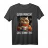 Kaffee Morgenmuffel Mitarbeiter Spruch Lustig Katze Geschenk T-Shirt - Ironisches Shirt für Büro, Teenager & Katzenliebhaber