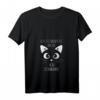 Damen Schlafshirt mit Spruch 'Ich schnarche nicht, ich schnurre' - Lustiges Katzen V-Ausschnitt T-Shirt für Katzenliebhaberinnen, Weihnachten & Geburtstag Geschenk