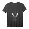 Damen Schlafshirt mit Spruch 'Ich schnarche nicht, ich schnurre' - Lustiges Katzen V-Ausschnitt T-Shirt für Katzenliebhaberinnen, Weihnachten & Geburtstag Geschenk