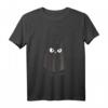 Fun Nicht Anfassen 1,5 m Abstand Bitte! Schwarze Katze Zicke T-Shirt – Lustiges Social Distancing Katzen T-Shirt für Katzenliebhaber und Tierfans
