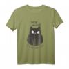 Fun Nicht Anfassen 1,5 m Abstand Bitte! Schwarze Katze Zicke T-Shirt – Lustiges Social Distancing Katzen T-Shirt für Katzenliebhaber und Tierfans