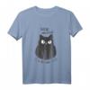 Fun Nicht Anfassen 1,5 m Abstand Bitte! Schwarze Katze Zicke T-Shirt – Lustiges Social Distancing Katzen T-Shirt für Katzenliebhaber und Tierfans