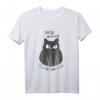 Fun Nicht Anfassen 1,5 m Abstand Bitte! Schwarze Katze Zicke T-Shirt – Lustiges Social Distancing Katzen T-Shirt für Katzenliebhaber und Tierfans