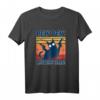 Pew Pew Madafaka Katze T-Shirt mit Pistole - Lustiges Sommer Damen Top für Katzenliebhaberinnen, Geschenke für Katzenmama, Papa, Weihnachten & Geburtstag