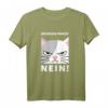 Bevor du fragst: Nein! Katzenliebhaberinnen Geschenk T-Shirt für Frauen mit Humor – Perfekt für Weihnachten und Geburtstag