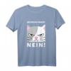 Bevor du fragst: Nein! Katzenliebhaberinnen Geschenk T-Shirt für Frauen mit Humor – Perfekt für Weihnachten und Geburtstag