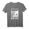 Bevor du fragst: Nein! Katzenliebhaberinnen Geschenk T-Shirt für Frauen mit Humor – Perfekt für Weihnachten und Geburtstag