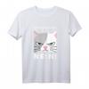 Bevor du fragst: Nein! Katzenliebhaberinnen Geschenk T-Shirt für Frauen mit Humor – Perfekt für Weihnachten und Geburtstag