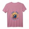 Lustiges Vintage Katzen T-Shirt mit Pistolen-Design - Piu Piu Madafakas Cat Pew Pew T-Shirt für Katzenliebhaber & Humor-Fans