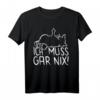 Faule Katze Statement T-Shirt – Lustiges Anti-Kontakt Outfit für Misanthropen, perfekte Geschenkidee für Weihnachten & Geburtstag