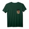 Hawaiianische Katze in Tasche T-Shirt für Damen und Herren – Süßes Kawaii Katzen-Design, Geschenkidee für Katzenliebhaber und Tierfreunde