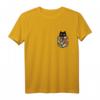 Hawaiianische Katze in Tasche T-Shirt für Damen und Herren – Süßes Kawaii Katzen-Design, Geschenkidee für Katzenliebhaber und Tierfreunde
