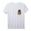 Hawaiianische Katze in Tasche T-Shirt für Damen und Herren – Süßes Kawaii Katzen-Design, Geschenkidee für Katzenliebhaber und Tierfreunde