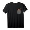 Kitty In der Tasche T-Shirt - Süßes Katzen Design für Tierliebhaber, Geschenkidee für Katzenfans
