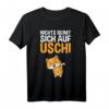 Nichts Reimt Sich auf Uschi T-Shirt – Lustiges Katzen Spruch T-Shirt für Katzenliebhaber, JGA & Büro-Humor