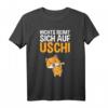 Nichts Reimt Sich auf Uschi T-Shirt – Lustiges Katzen Spruch T-Shirt für Katzenliebhaber, JGA & Büro-Humor
