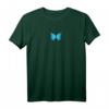 Blue Butterfly Aesthetic T-Shirt für Mädchen & Frauen – Soft Grunge Streetwear mit Schmetterling-Design, Urban Mode für Teens & E-Girls
