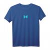 Blue Butterfly Aesthetic T-Shirt für Mädchen & Frauen – Soft Grunge Streetwear mit Schmetterling-Design, Urban Mode für Teens & E-Girls