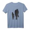 Mädchen mit Pferd T-Shirt - Einzigartiges Geschenkidee für Pferdefans zu Geburtstag und Weihnachten