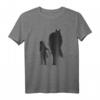 Mädchen mit Pferd T-Shirt - Einzigartiges Geschenkidee für Pferdefans zu Geburtstag und Weihnachten
