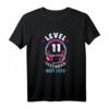 Level 11 Jahre Mädchen Gamer Girl Zocker Geburtstag T-Shirt – Cooler Gaming Geburtstagsshit für junge Zockerinnen, perfekt für LAN-Party & Kindergeburtstag