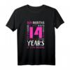 14. Geburtstag T-Shirt für Mädchen, Tochter & Nichte – Perfektes Geschenk zum 14. Geburtstag für Teenager