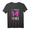 14. Geburtstag T-Shirt für Mädchen, Tochter & Nichte – Perfektes Geschenk zum 14. Geburtstag für Teenager