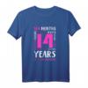14. Geburtstag T-Shirt für Mädchen, Tochter & Nichte – Perfektes Geschenk zum 14. Geburtstag für Teenager