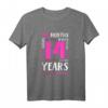 14. Geburtstag T-Shirt für Mädchen, Tochter & Nichte – Perfektes Geschenk zum 14. Geburtstag für Teenager