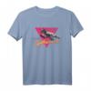 Vintage Synthesizer Keytar - Synthwave Synthesaurus T-Shirt für Fans von Analog, Beats, Rave & Electronic Musik