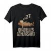 Offizielles Faultier Schlafshirt mit lustigem Spruch - Bequemes Faultier T-Shirt für Damen, Herren & Teenager als Geschenkidee zum HapDeer, Weihnachten & mehr