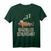 Offizielles Faultier Schlafshirt mit lustigem Spruch - Bequemes Faultier T-Shirt für Damen, Herren & Teenager als Geschenkidee zum HapDeer, Weihnachten & mehr