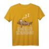 Offizielles Faultier Schlafshirt mit lustigem Spruch - Bequemes Faultier T-Shirt für Damen, Herren & Teenager als Geschenkidee zum HapDeer, Weihnachten & mehr