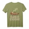 Offizielles Faultier Schlafshirt mit lustigem Spruch - Bequemes Faultier T-Shirt für Damen, Herren & Teenager als Geschenkidee zum HapDeer, Weihnachten & mehr