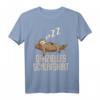 Offizielles Faultier Schlafshirt mit lustigem Spruch - Bequemes Faultier T-Shirt für Damen, Herren & Teenager als Geschenkidee zum HapDeer, Weihnachten & mehr
