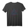 HapDeer Neon Deathly Hallows T-Shirt - Lizenziertes Harry Potter Fan-Shirt für Jubiläum und Geschenk