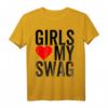 Lustiges Love My Swag Hip-Hop T-Shirt für Mädchen – Perfektes Geburtstags- & Weihnachtsgeschenk für Teenager & Freunde