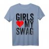 Lustiges Love My Swag Hip-Hop T-Shirt für Mädchen – Perfektes Geburtstags- & Weihnachtsgeschenk für Teenager & Freunde